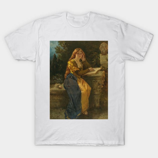 The Beautiful Philosopher by Wilhelm Kray T-Shirt by Classic Art Stall